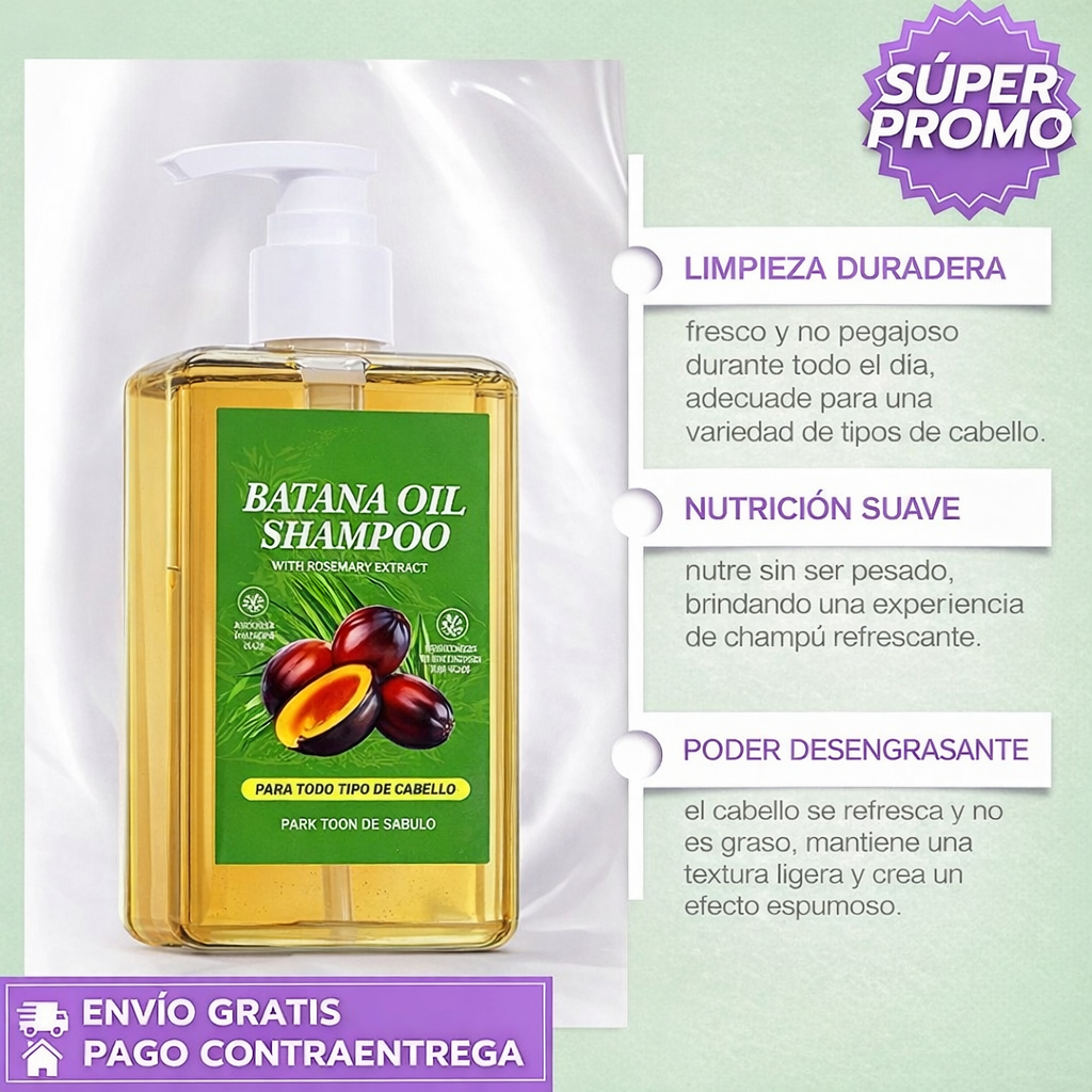 Shampoo de Batana - Batana power