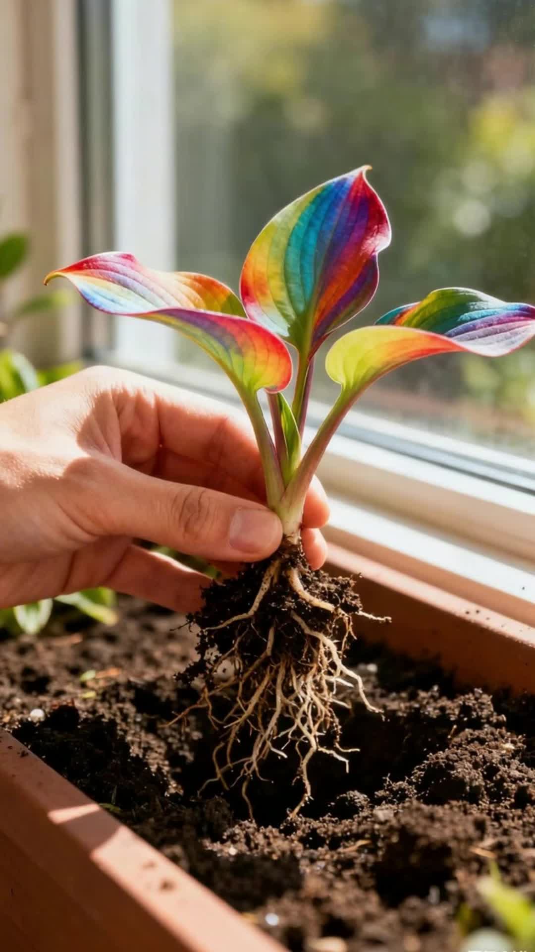 Semillas de hostas arcoiris